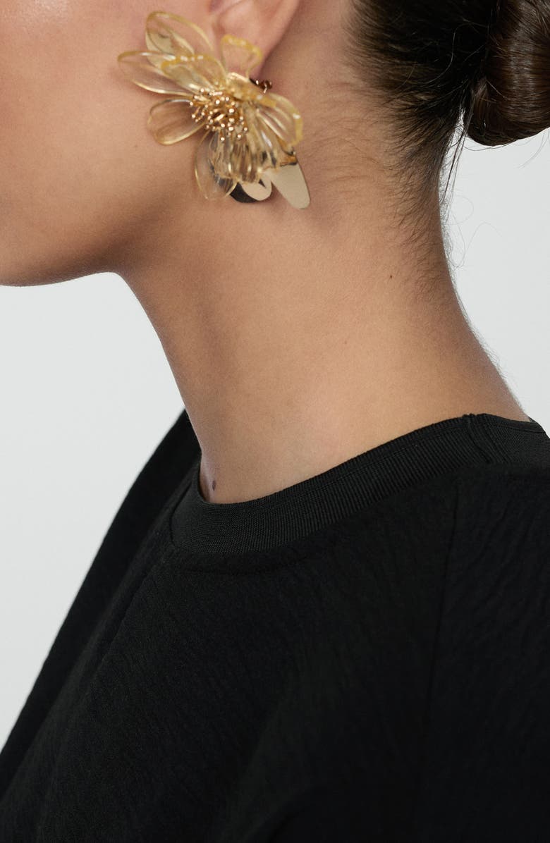 MANGO Fluid Dolman Short Sleeve Woven T-Shirt, Alternate, color, 