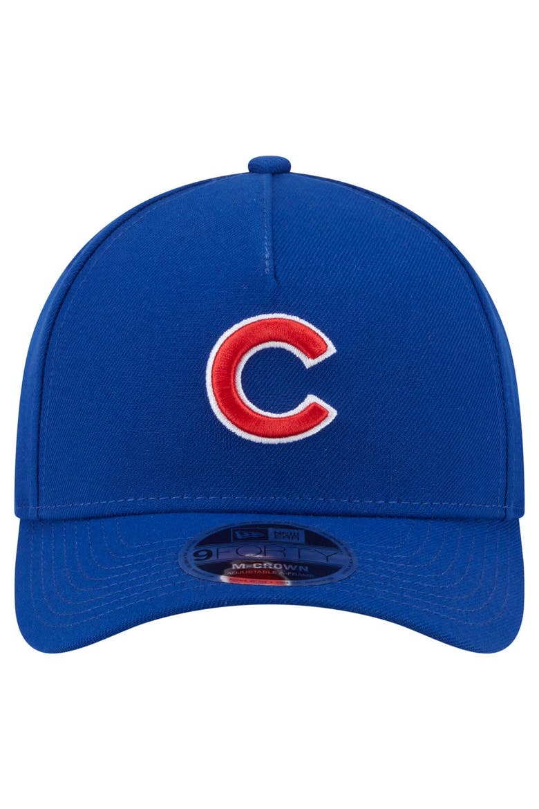 Men's New Era  Royal Chicago Cubs 9FORTY M-Crown Adjustable Hat, Alternate, color, Royal