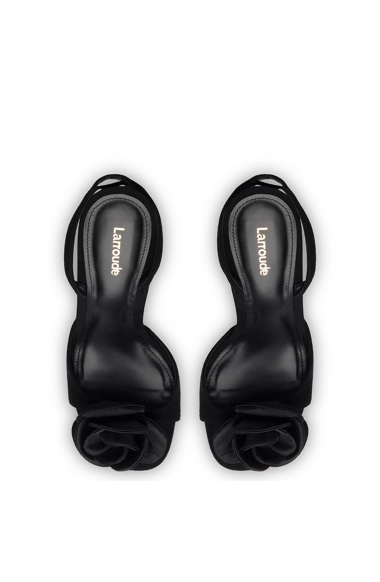 Larroudé Salma Sandal, Alternate, color, Black