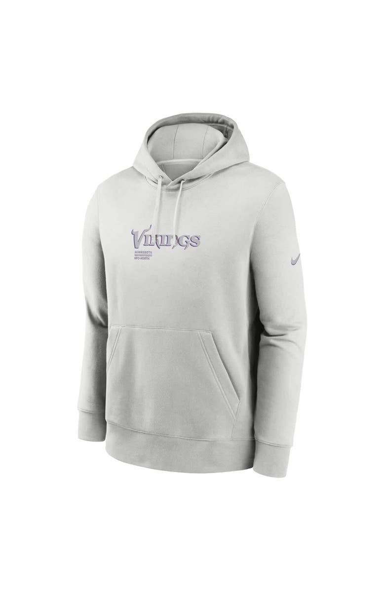 Nike Men's Nike Gray Minnesota Vikings Edge Pack French Terry Club Pullover Hoodie, Alternate, color, Gray