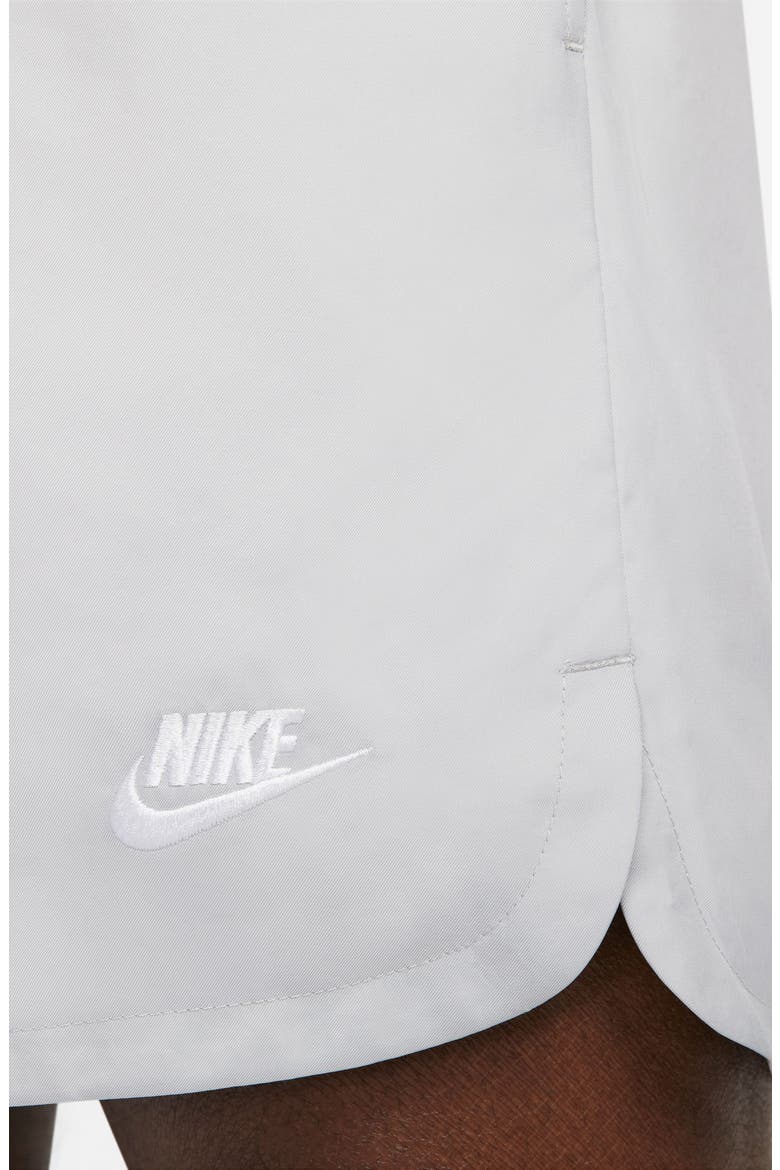 Men's Woven Lined Flow Shorts, Alternate, color, LT SMOKE GREY/ WHITE