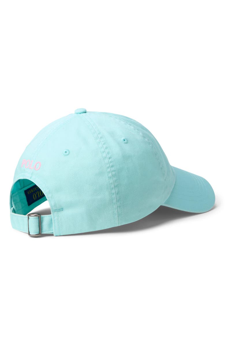 Polo Ralph Lauren The Iconic Cotton Chino Baseball Cap, Alternate, color, New Aqua