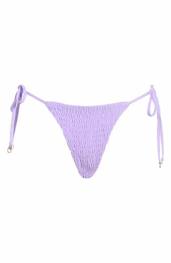 Sunflash Smocked Side Tie Swim Bottoms