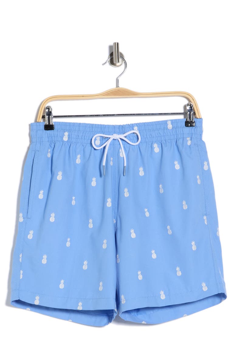 Trunks Surf & Swim Co. Sano 6.5-Inch Swim Shorts, Main, color, Denim Blue