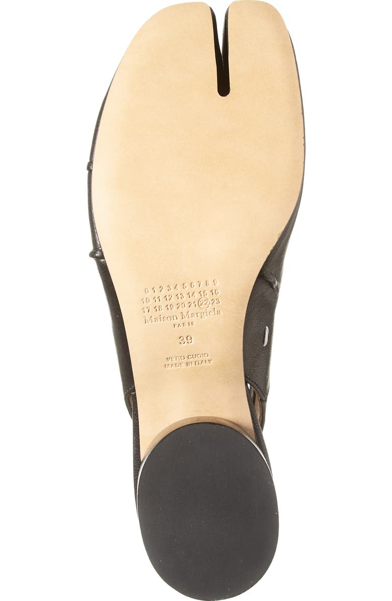 Maison Margiela Tabi Slingback Pump, Alternate, color, Black