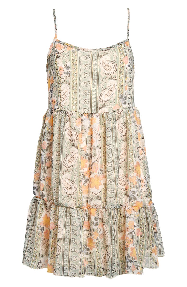 La La Land Creative Co Paisley Stripe Minidress, Main, color,