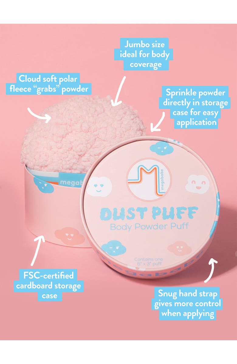 Megababe Dust Puff, Alternate, color, Pink