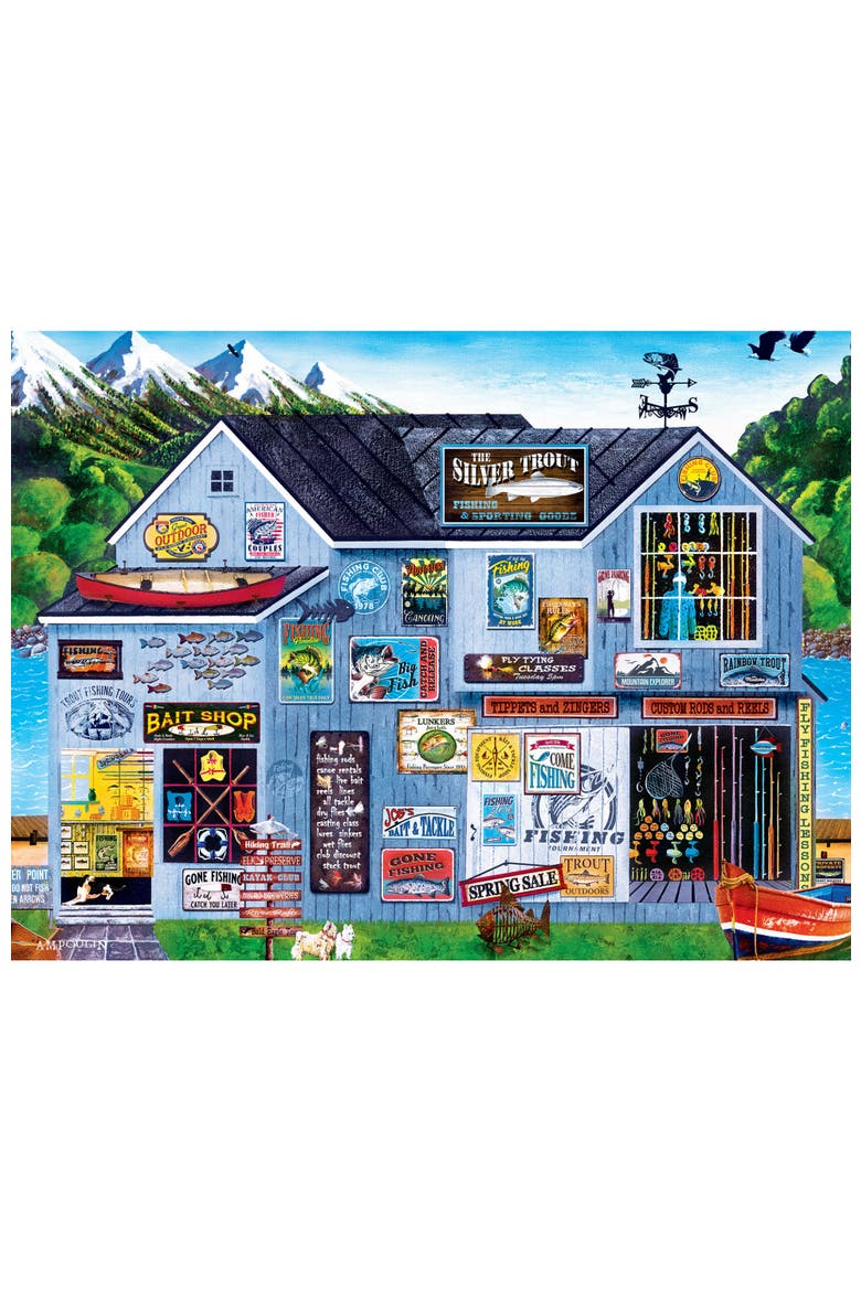 The Silver Trout 300 Piece Jigsaw Puzzle, Alternate, color, Multicolor