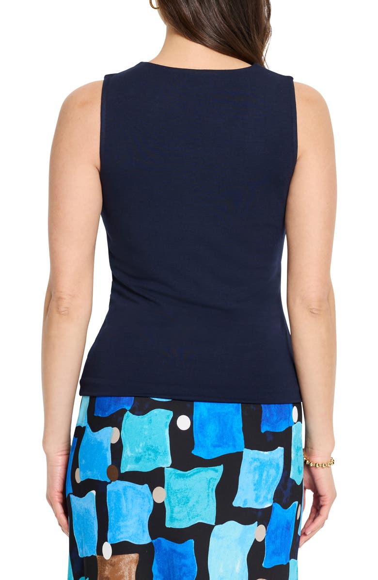 NIC+ZOE Better Angle Tank, Alternate, color, Dark Indigo