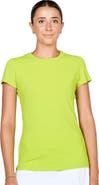Sofibella UV Colors Short Sleeve Womens Tennis Shirt