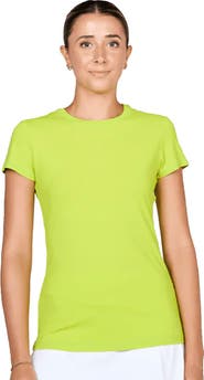 Sofibella UV Colors Short Sleeve Womens Tennis Shirt