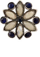 OLIVIA WELLES Crystal Flower Ring