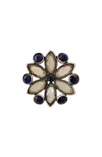 Crystal Flower Ring
