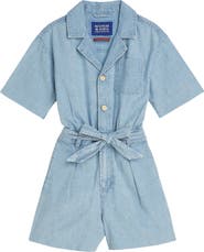 Scotch & Soda Kids' Chambray Romper