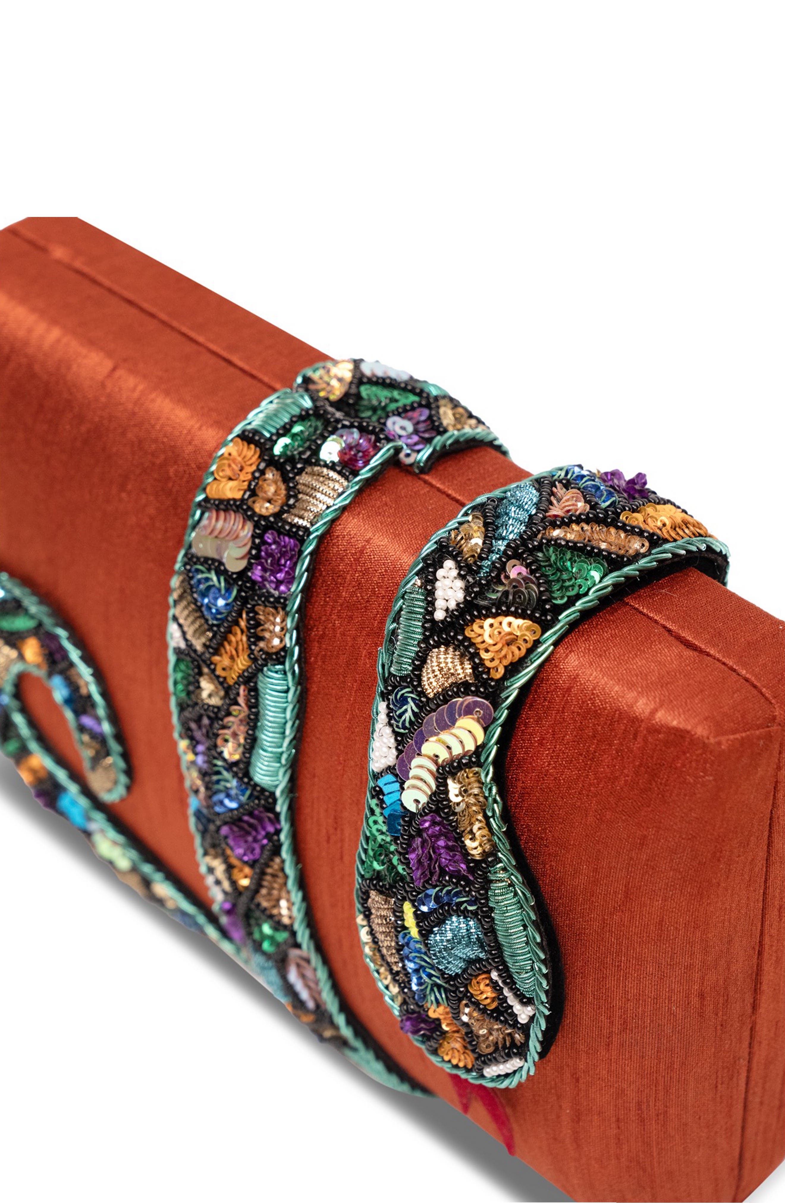 Kaa Clutch, Alternate, color, Spice