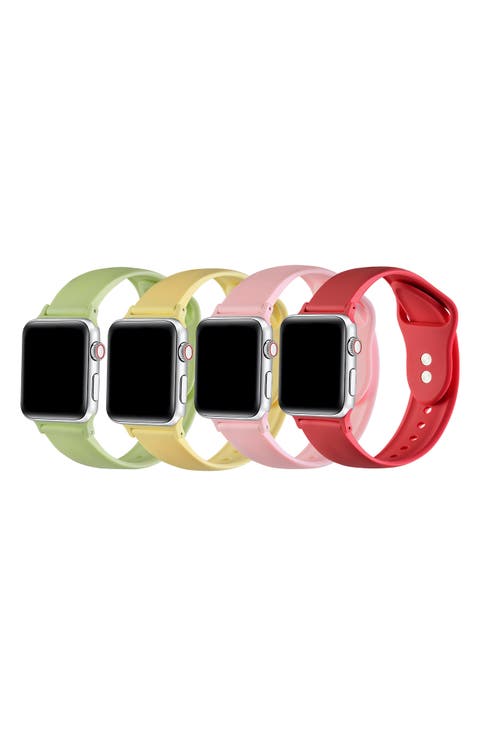 4-Pack Silicone Watchbands