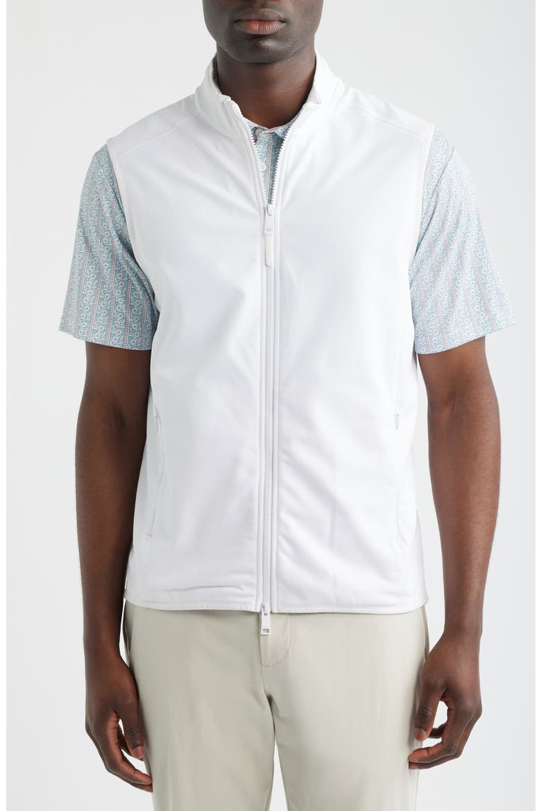 Double Knit Tech Golf Vest, Alternate, color, SNOW