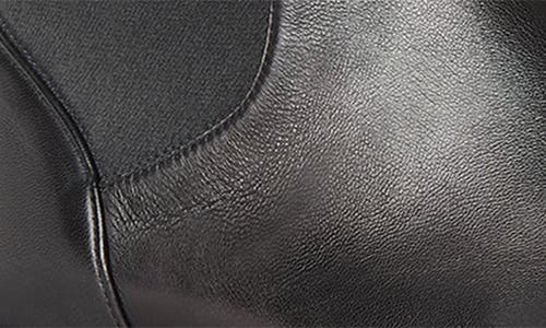 Fendi Ff Squared Nappa Leather Chelsea Boots In Black