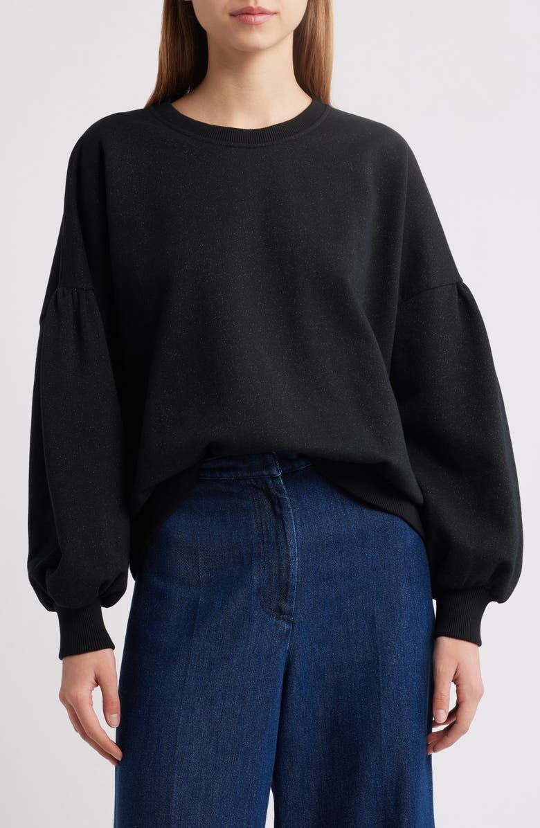 SESSÙN Yunoluz Metallic Sweatshirt, Main, color, 