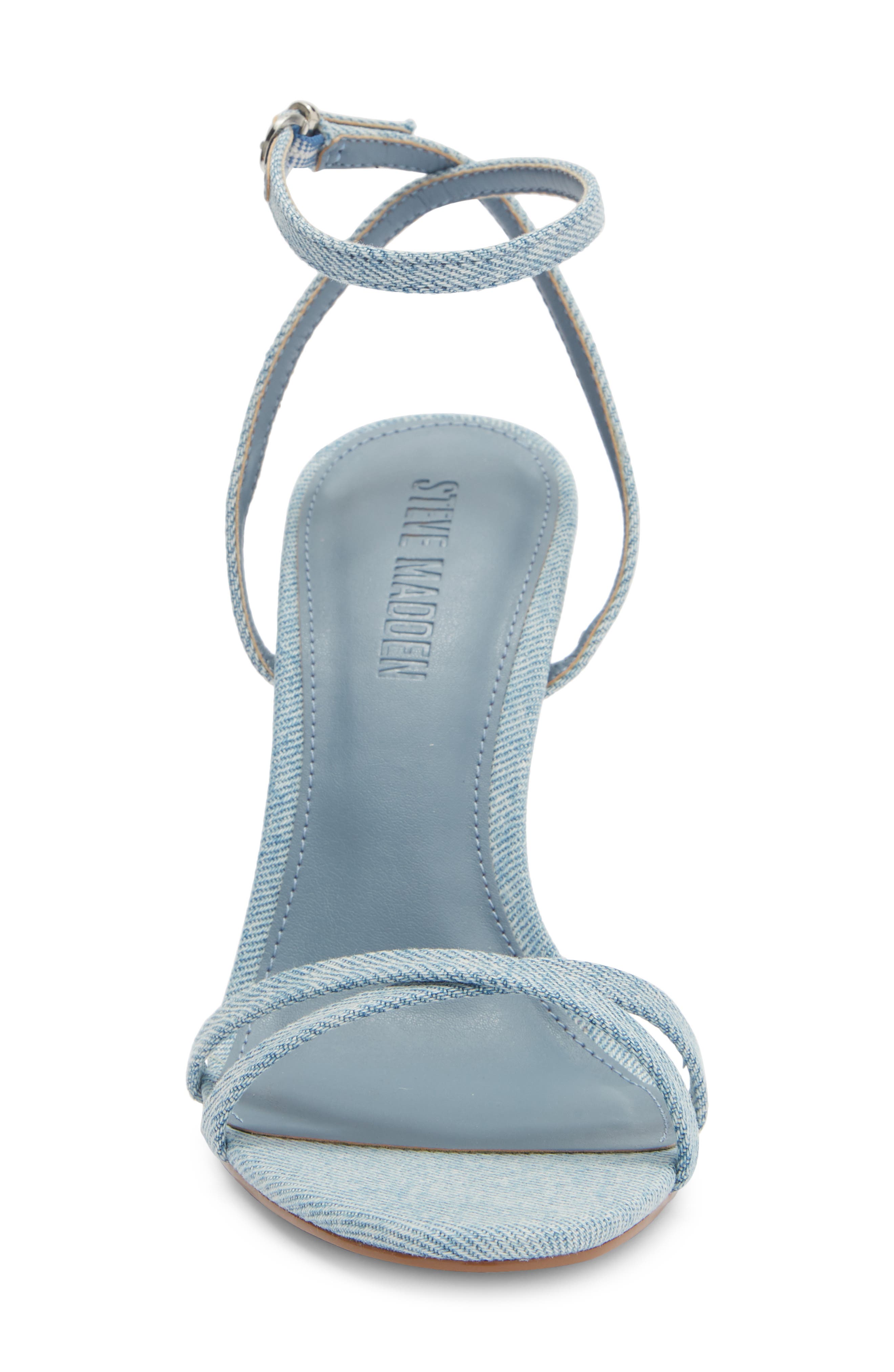 Ankle Strap Stiletto Sandal, Alternate, color, DENIM