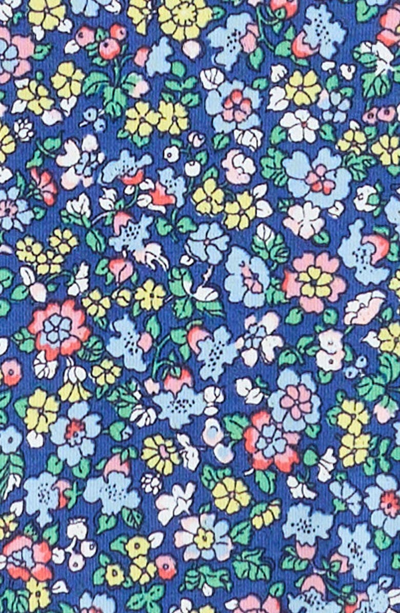 Mini Boden Kids' Short Sleeve Ruffle Pointelle Top, Alternate, color,