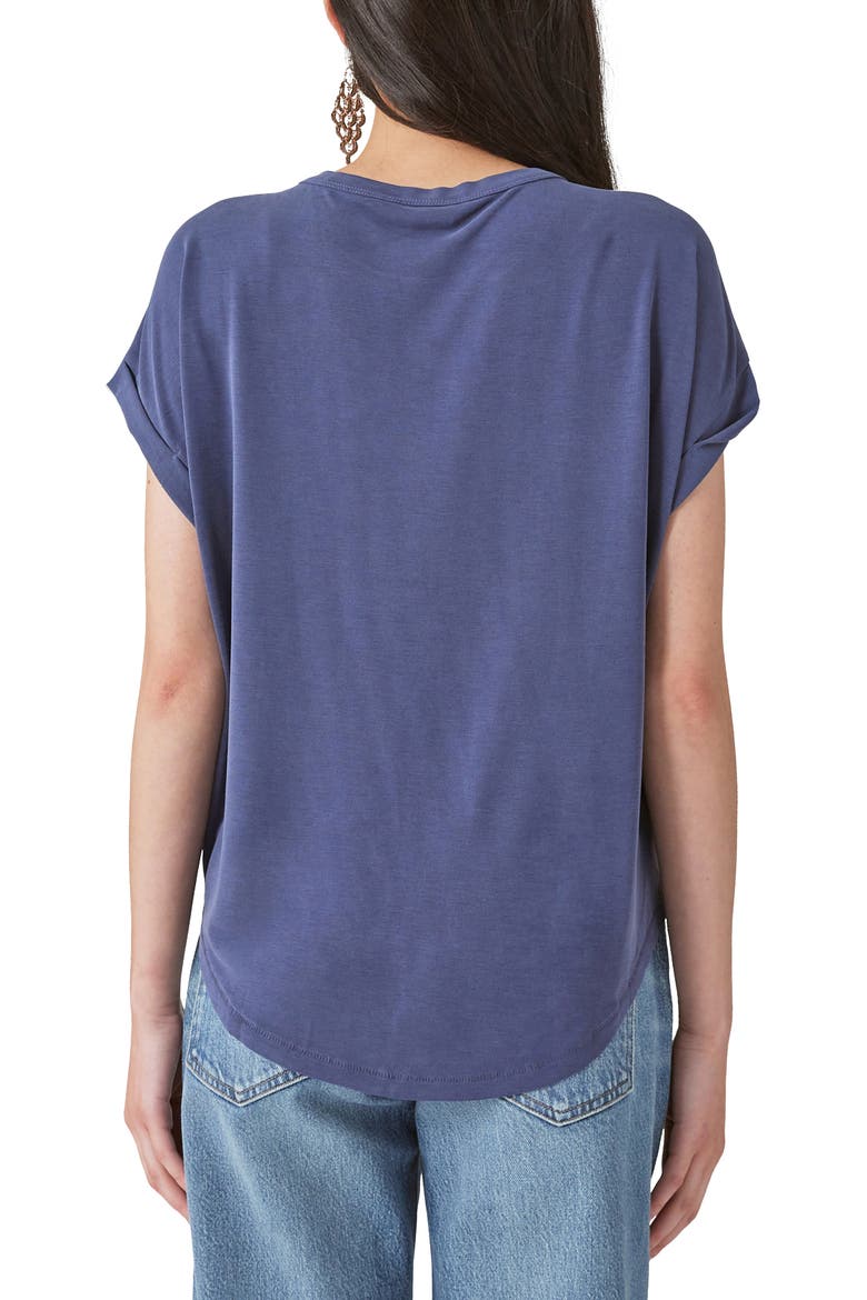 Sandwash Dolman T-Shirt, Alternate, color, NAVY