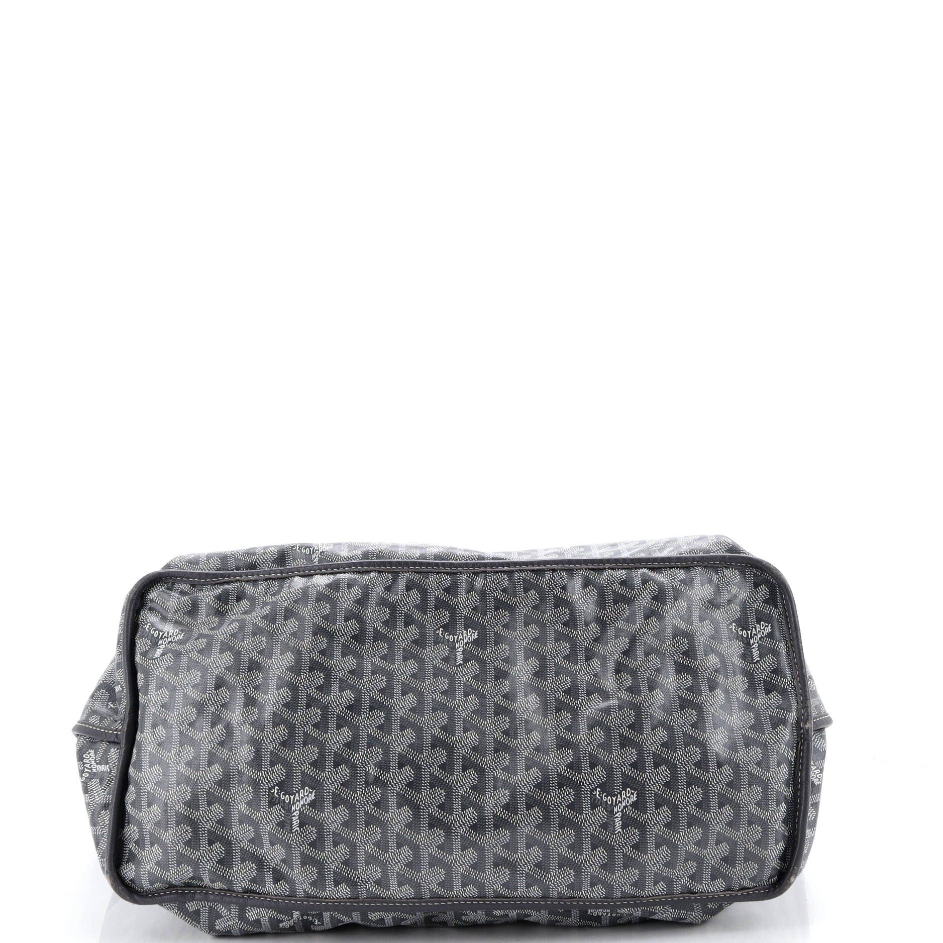 Pre-Owned Goyard Anjou Reversible Tote Coated Canvas GM, Alternate, color, Gray