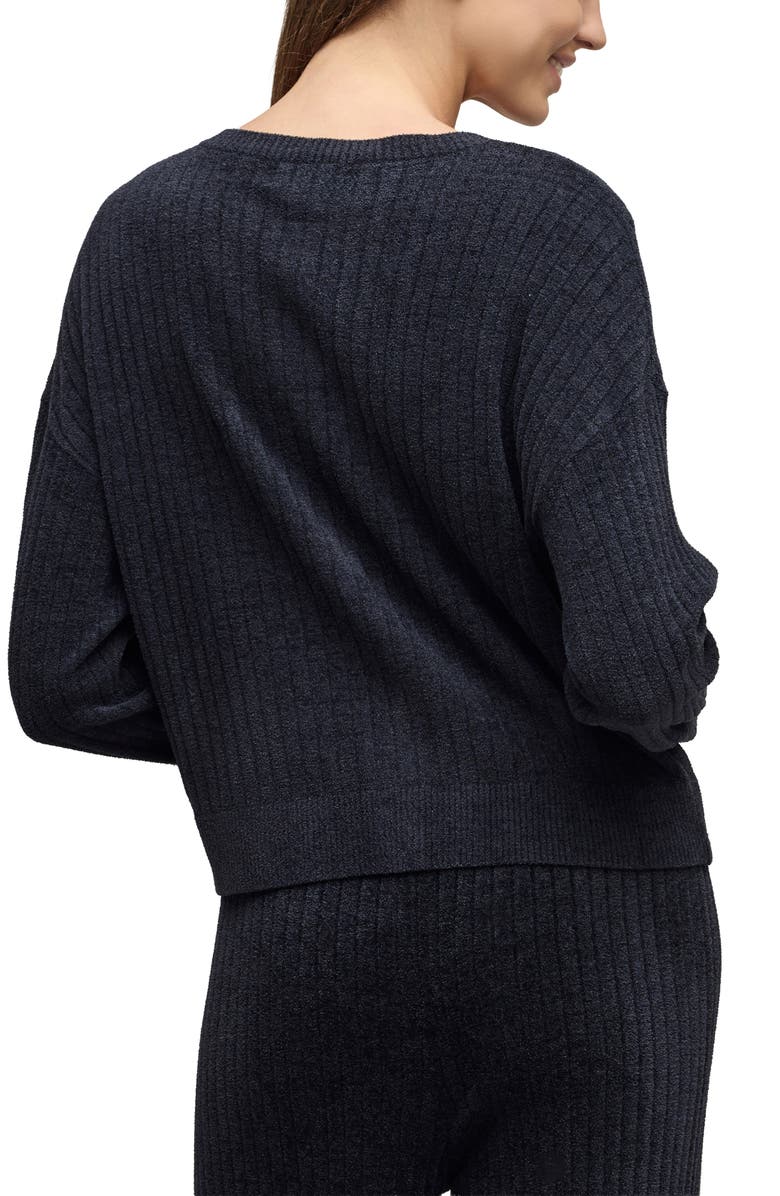 Barefoot Dreams<sup>®</sup> CozyChic<sup>®</sup> Ultra Lite<sup>®</sup> Textured Ribbed Cardigan, Alternate, color, 