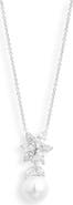 Nadri Under the Sea Cubic Zirconia & Faux Pearl Pendant Necklace
