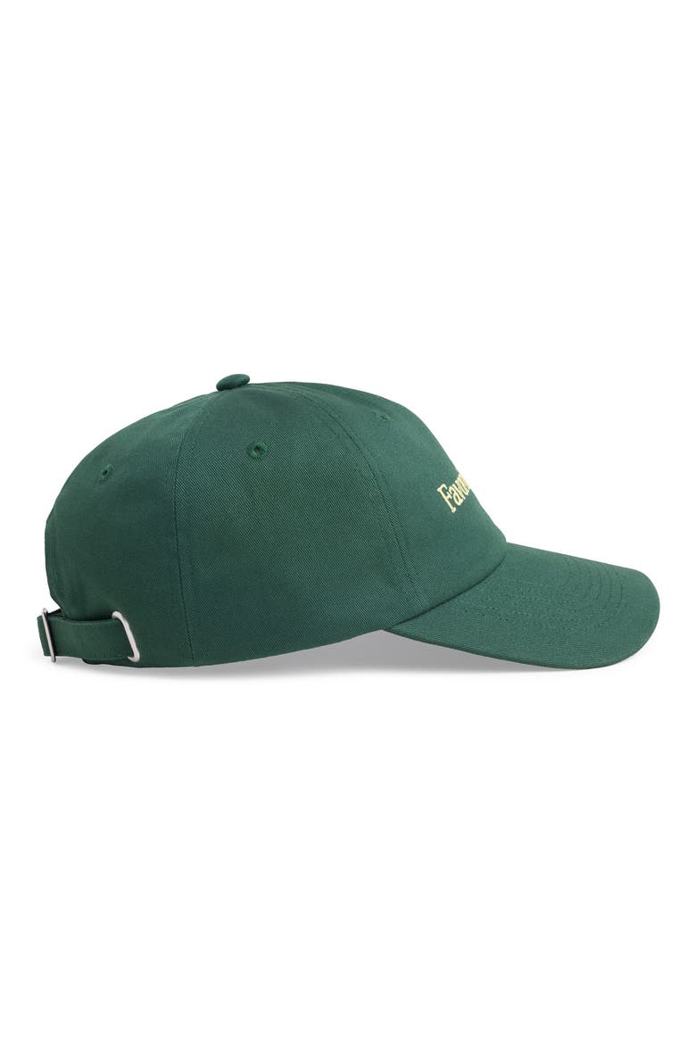 Classic Logo Cotton Twill Baseball Cap, Alternate, color, FOREST/ CANNARY