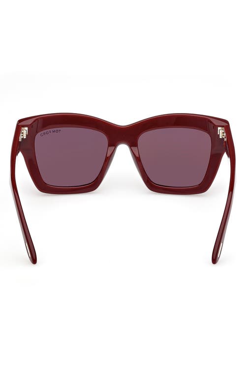 Tom Ford Luna 52mm Butterfly Sunglasses
