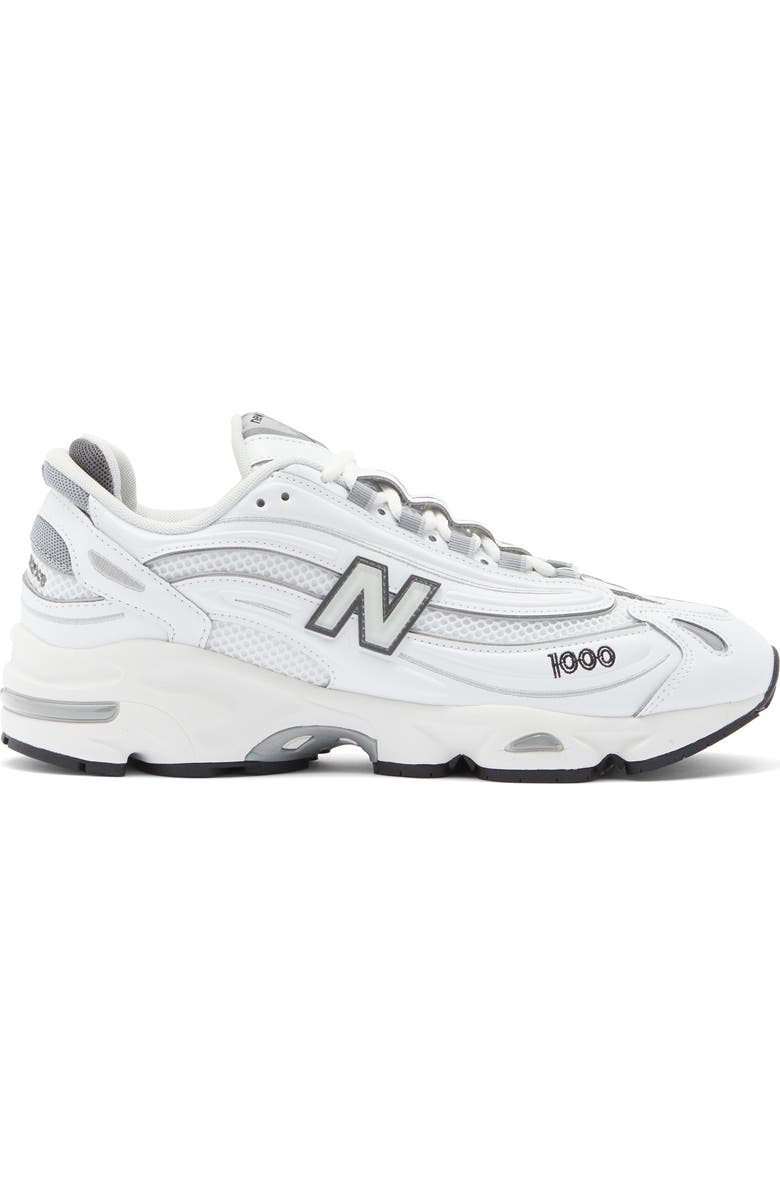 New Balance Gender Inclusive 1000 Sneaker, Alternate, color, White/ Grey Matter