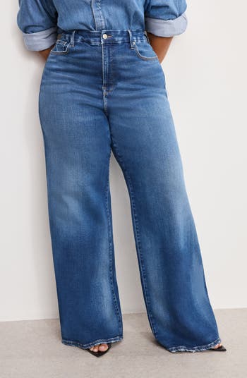 Soft-Tech Good Skate High Waist Wide Leg Jeans