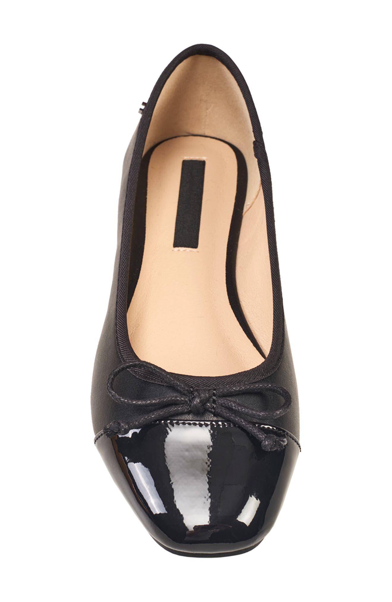 French Connection Chic Cap Toe Flat, Alternate, color, 