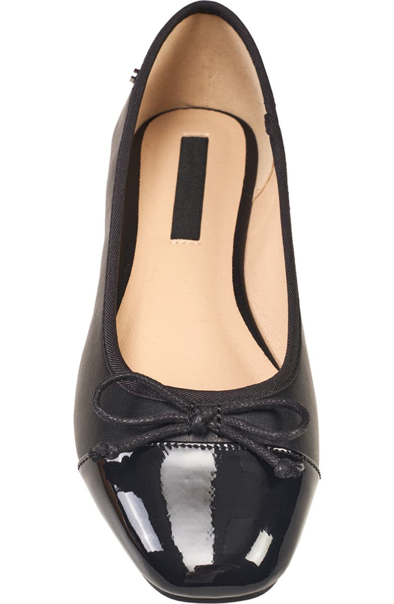 French Connection Chic Cap Toe Flat, Alternate, color,