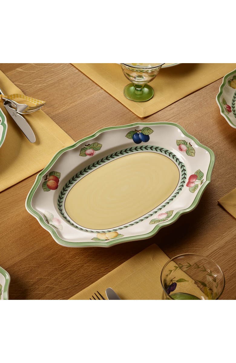 Villeroy
Boch French Garden Fleurence Oval Platter, Alternate, color, White