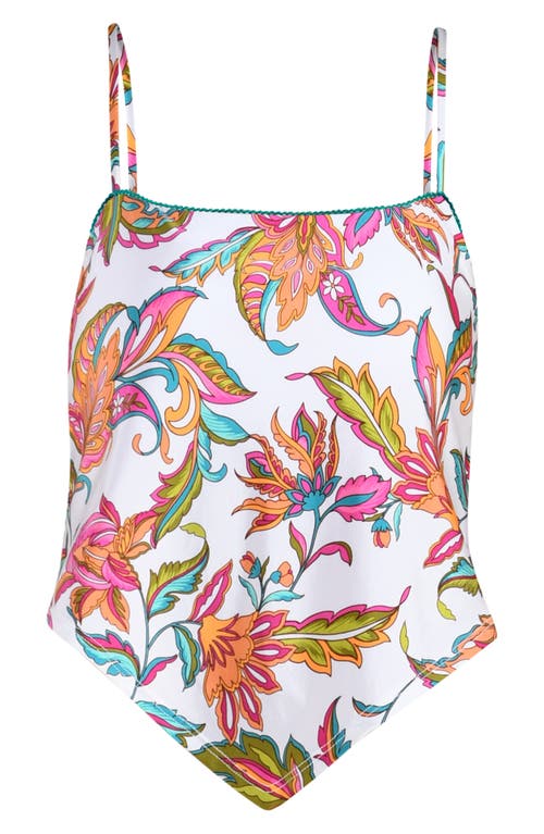 Sunshine 79 Wild Vines Sweetheart Tankini Top In Multi
