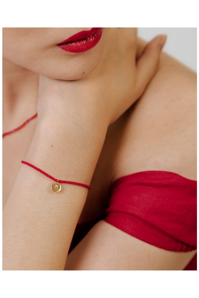 Linear Disc Friendship Chain Bracelet, Alternate, color, 18CT GOLD VERMEIL ON STERLING