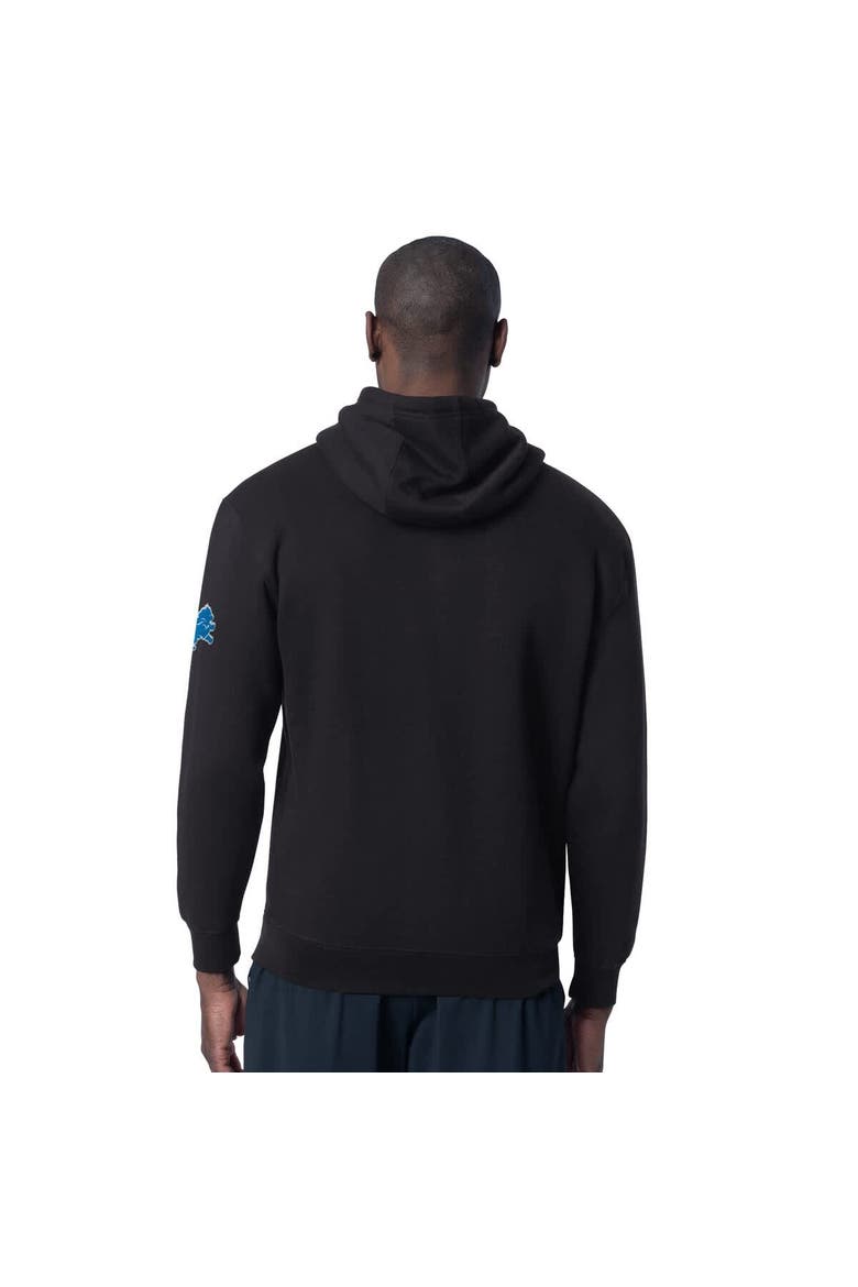 Men's Starter Black Detroit Lions Thursday Night Gridiron Hoodie, Alternate, color, Black