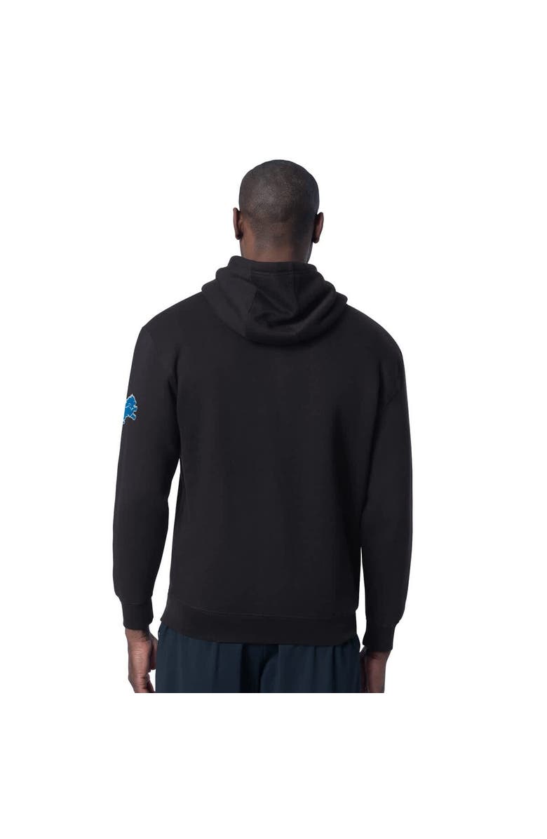 STARTER Men's Starter Black Detroit Lions Thursday Night Gridiron Hoodie, Alternate, color, Black