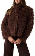 GUESS Simona Faux Fur Jacket