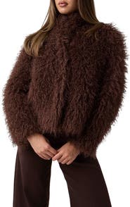 GUESS Simona Faux Fur Jacket