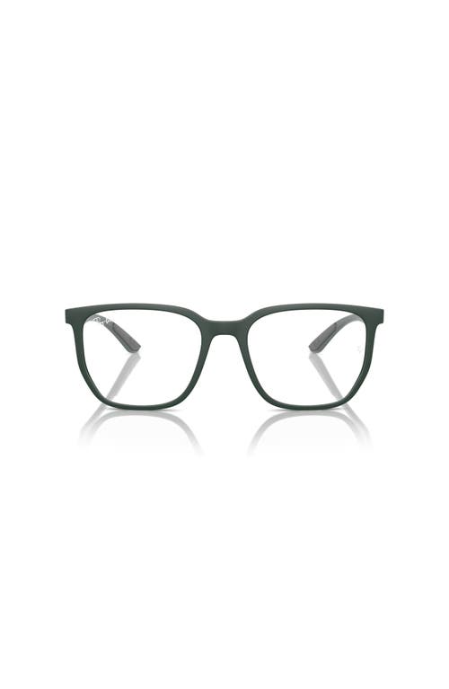 Ray Ban Ray-ban 53mm Irregular Optical Glasses In Green