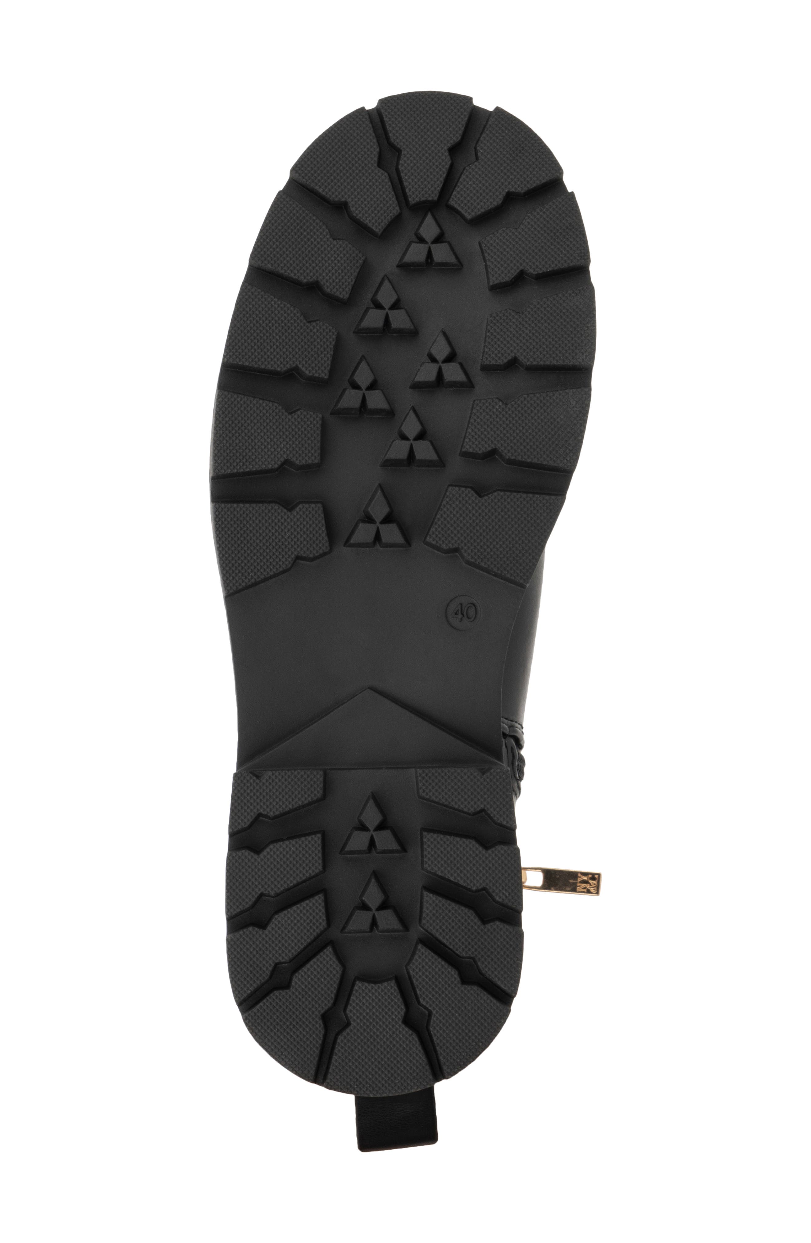 NEW YORK AND COMPANY Mandi Lug Sole Chelsea Boot, Alternate, color, Black