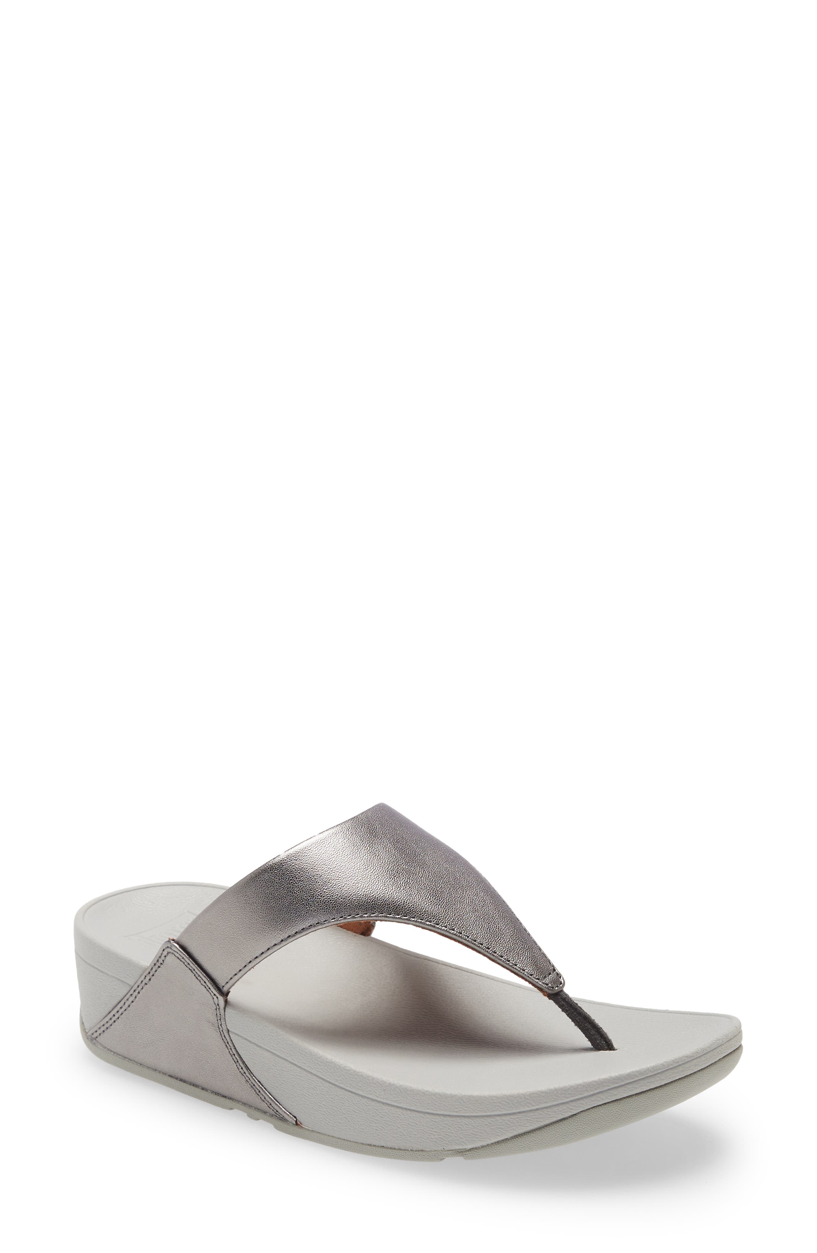 Lulu Flip Flop, Main, color, PEWTER