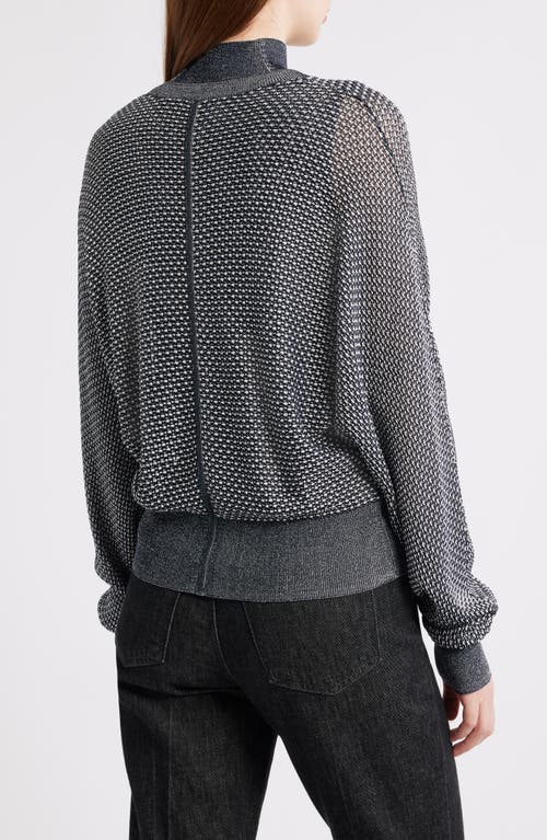 Hugo Boss Boss Furnari Textured Cardigan In Gray