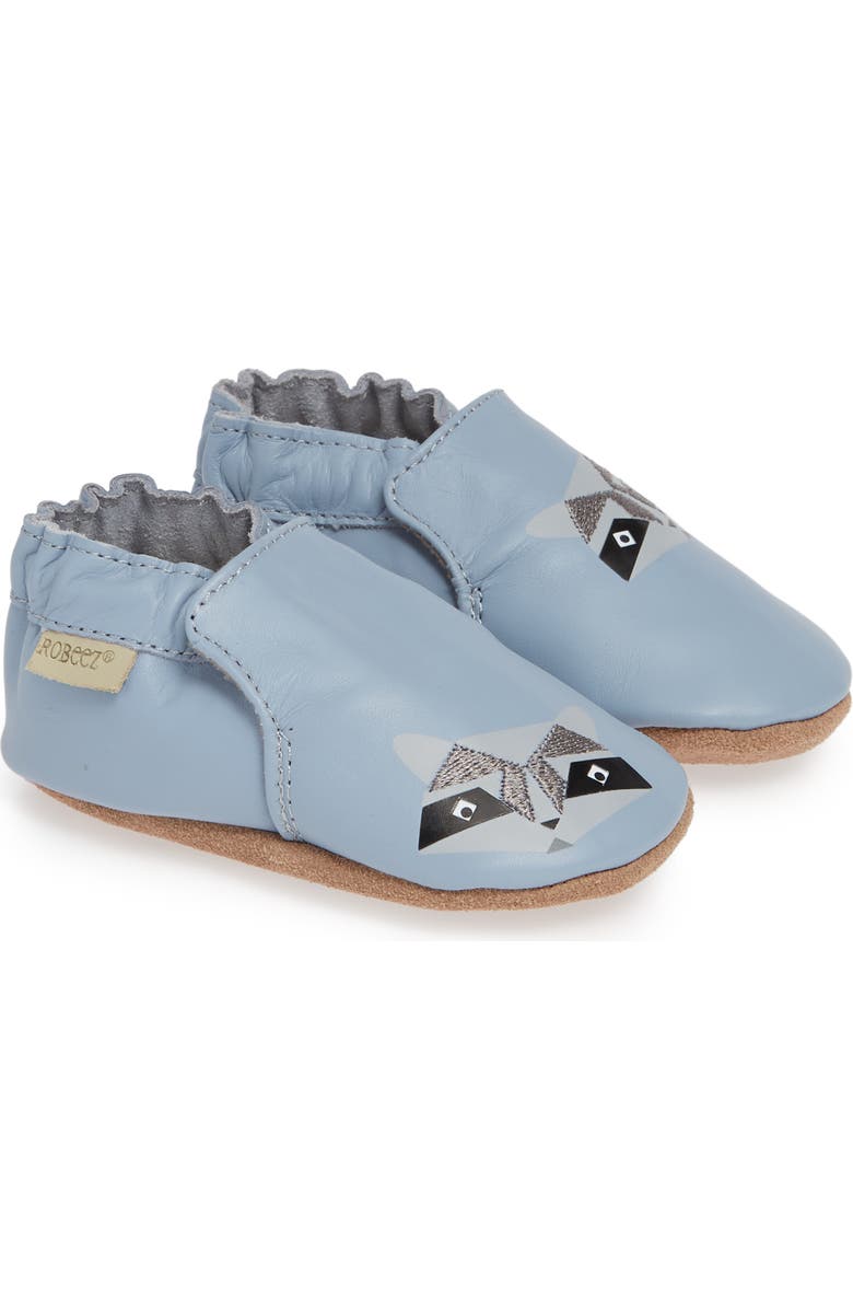 Robeez<sup>®</sup> Raccoon Buddies Crib Shoe, Main, color,