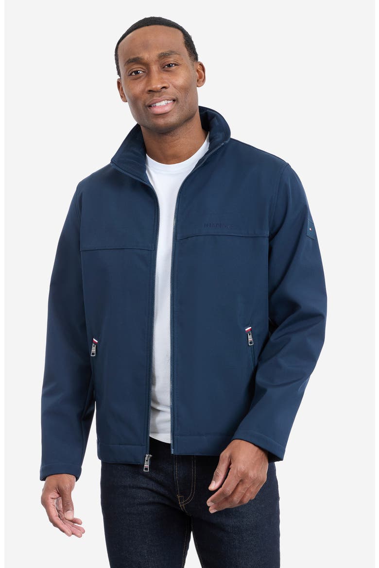 Water Resistant Softshell Jacket, Alternate, color, MIDNIGHT