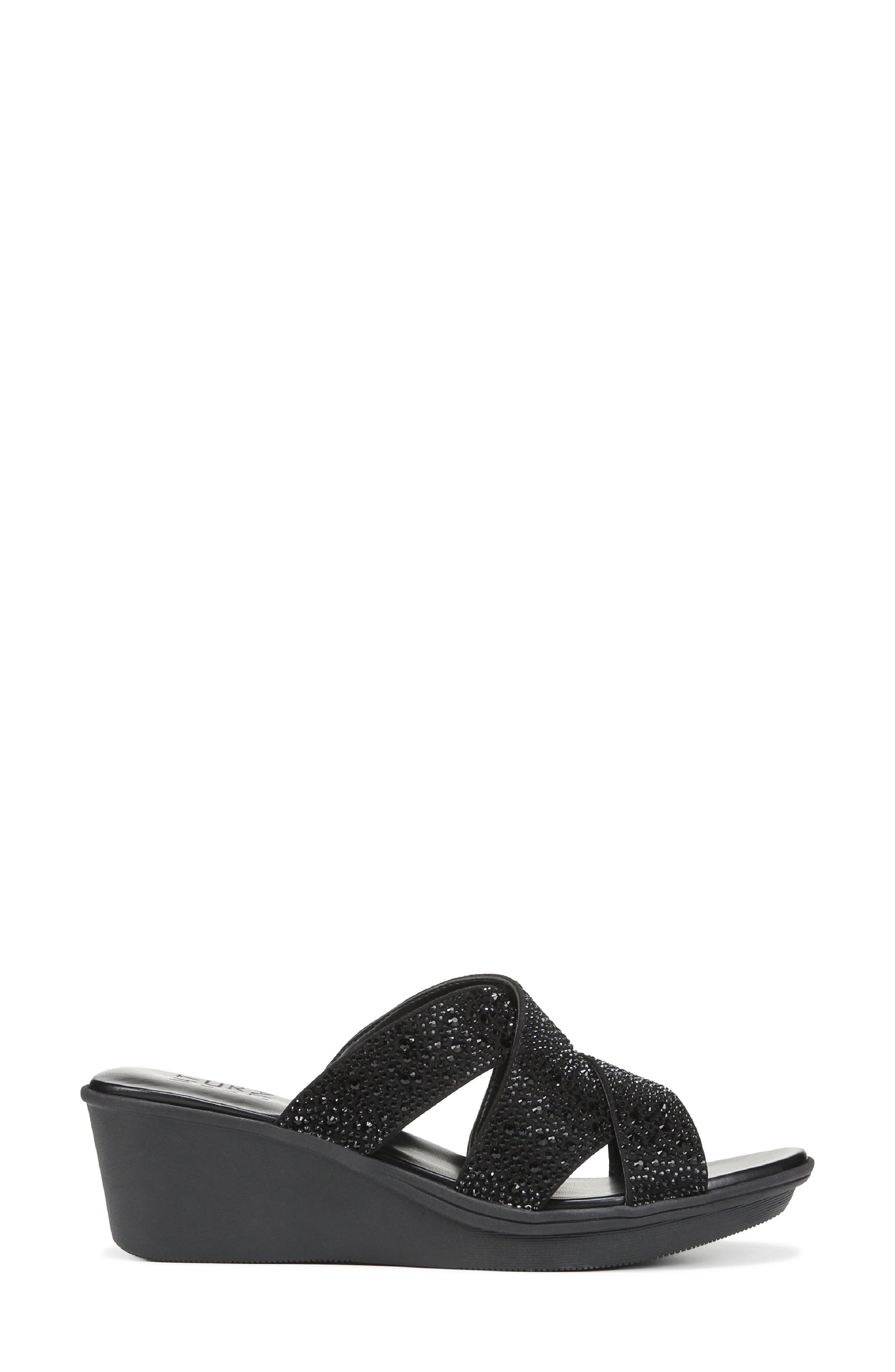 Naturalizer Rowena Platform Wedge Slide Sandal, Alternate, color, 