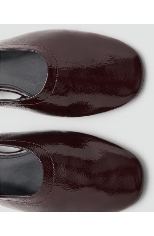 Mango Slingback Pump In Burgundy
